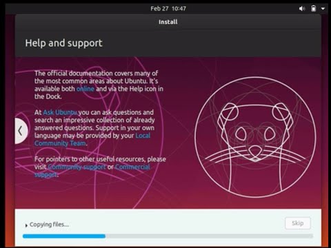 Ubuntu 19.10 Desktop 64 bit: Installation, software and memory, disk usage - Time-lapse photography