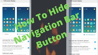 How To Hide Navigation Bar Button in Android Phone|TechBoom|