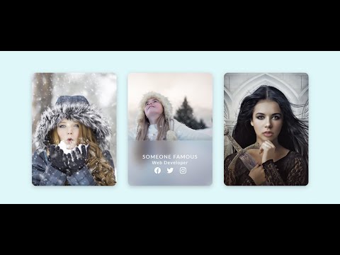 Creative Web Card Design | Using Only HTML And CSS | @Coding Zone BD