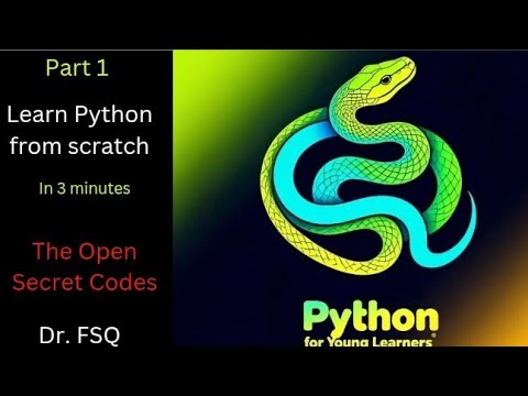 Learn Python in 3 minutes| Part 1 #datascience