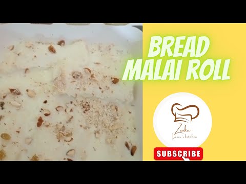 yeh hai lajawab zaika wala bread malai roll zara aise banna ke dekhna zabardast taste