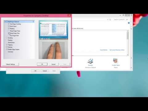 Quick Tutorial Win 8.1: Scroll Down Continuously Web Pages With Just One Finger Using The Touchpad