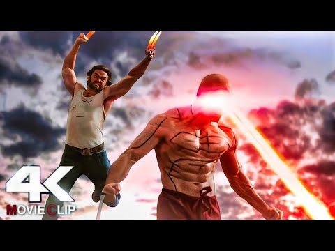 Deadpool vs. Wolverine Fight Scene | X-Men Origins: Wolverine (2009) Movie Clip 4K