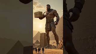Building pyramids by Giant Man #aivideoediting #aiimageediting