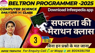 M-8 |Beltron Programmer Marathon class |LT/Beltron/TRE4.0/STET Computer Science by Infee ma'am