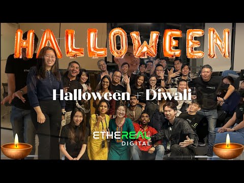 Halloween + Diwali = Hallowali ? | Ethereal Digital Festive Party 👻
