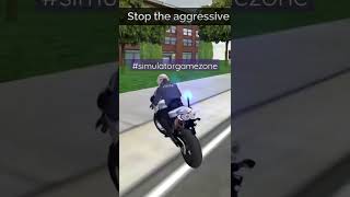 🏍#bikesimulator #simulatorgamezone🔥 City Police's Sudden Bike Brakefail cause Massive Accidents 😱