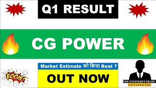 CG Power Q1 Results 2026 | CG Power Results Today | CG Power Share Latest News