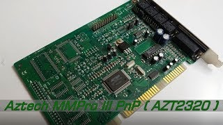 Aztech MM Pro IIIO PnP ISA Soundcard (AZT2320) playing DOOM2 OPL3 music