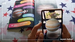 Space Adventure Augmented Reality Application using Unity. + Vuforia