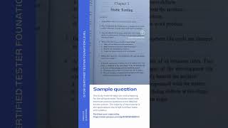 #shorts software testing question and answers for the ISTQB certification.