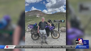 A 5,000-mile cross country motorcycle trip to raise funds for Alzheimer`s disease
