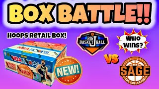 *FIRST LOOK!* 2024-25 Panini NBA Hoops Basketball RETAIL Box Break 🔥 BATTLE VS. @SageTheCollector