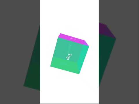 3D Cube HTML | CSS #shorts