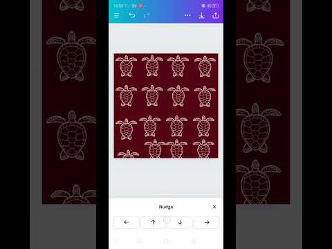 Seamless Patterns Design In Canva#yt shorts
