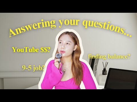data analyst & youtuber Q&A: youtube $$, data analytics, finding balance (job + youtube)