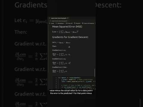 Mastering Gradient Descent #machinelearning #gradientdescent #regressionanalysis