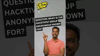 What is the Hacktivist Group Anonymous known for? #shorts