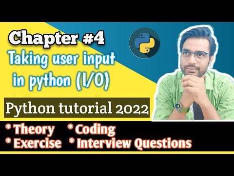 Chapter 4- user input in python | python tutorial hindi #andytechshow #tutorial #python