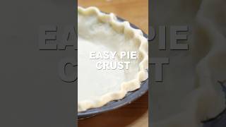 Easy Homemade Pie Crust Recipe #shorts