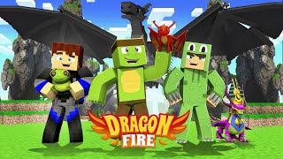 DRAGONFIRE REBORN...Minecraft's Biggest Dragon Adventure Yet #1