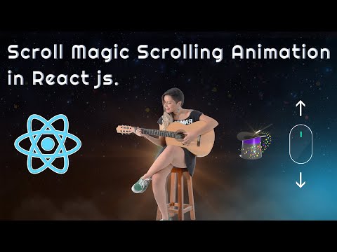 Scroll Animation in react js | Animation On Scrolling in React | Scroll Magic | GSAP Animation