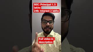 Housing loan 80C and 24b of Income Tax Act || CA Tarique Khichi