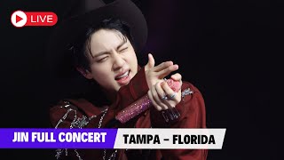 [LIVE] 🔴JIN (BTS) FULL CONCERT: RUNSEOKJIN_EP.TOUR  💜 TAMPA - FLORIDA