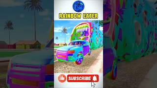 RAINBOW TRAIN EATER VS FRANKLIN IN INDIAN BIKES DRIVING 3D 🤯💥 #indianbikedriving3d #traineater #gta