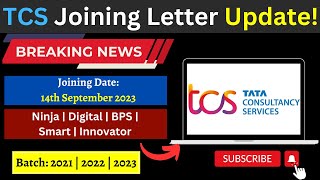 TCS Onboarding Update | DOJ: 14th Sept 2023 | Ninja, Digital Profile, Smart & BPS | 🔥✔️