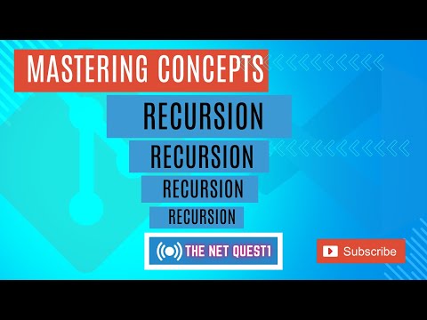 Mastering Concepts | What is Recursion?