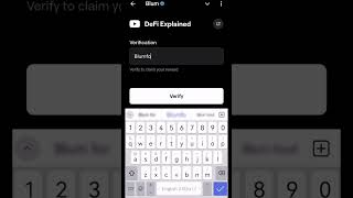 DeFi Explained | Video Code Blum Project | Blum New Video Code | Blum
