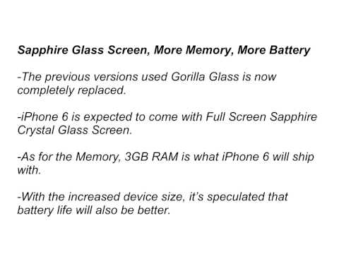 iPhone 6 Features - What to expect from Apple this fall