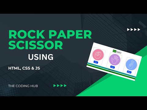 MAKING ROCK-PAPER-SCISSOR GAME USING HTML, CSS & JAVA SCRIPT.