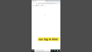 a tag in html. #coding #code #htmltags #viral #shorts