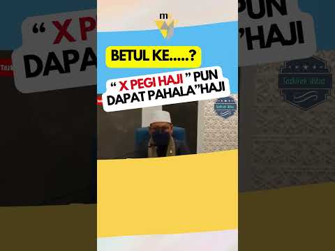 Betul ke tak pegi haji pun boleh dapat pahala haji #shorts