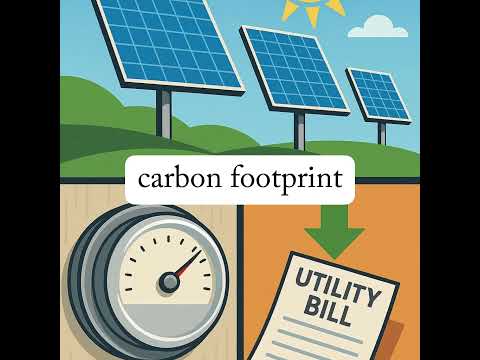 🌱🏡 Green Roof or Solar Panels Pros & Cons in 30 Seconds  Quick Eco Building Guide ⚡☀️