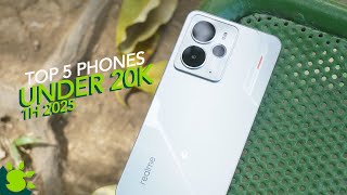 Top 5 Phones Under 20k (1H 2025)