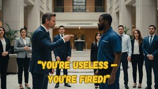 CEO Fired Janitor — Froze When He Returned as the New Owner
