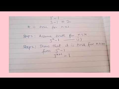 prove by mathematical induction