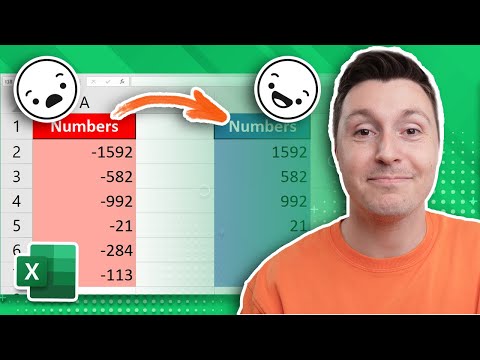 How to change negative numbers to positive in Excel [2 ways]