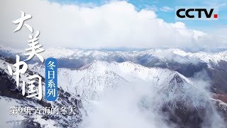 《大美中国·冬天系列》星星点点的白雪落入其间 这幅冬日水墨是大自然挥毫的杰作——青海的冬天【CCTV纪录】