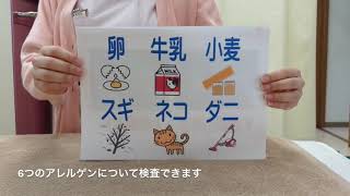 20分で結果が分かるアレルギー検査