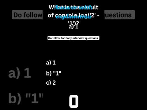 #reactjs #javascript #interviewquestions #webdevelopment #coding #codingshorts #reactjsdeveloper