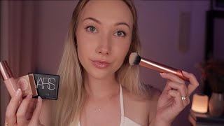 ASMR Get Ready With Me ✨Doing My Everyday Makeup | Whisper Ramble 🌸