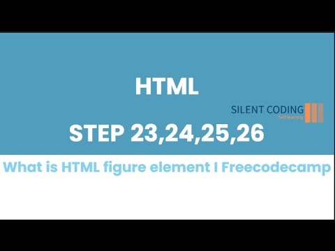 What is HTML Figure element I HTML step 23,24,25,26
