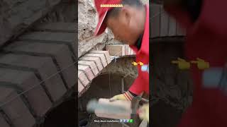 Ingenious building brick arch technique