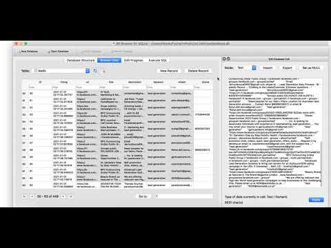 How to use DB Browser for SQLite on Link&Grow database
