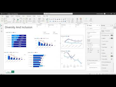 Forage PWC Virtual Internship Task 4  | Diversity & Inclusion | Power BI [HINDI] | Part 1