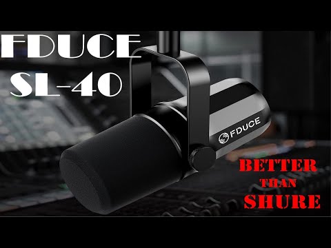 Unboxing FDUCE SL 40 Podcast Microphone ASMR